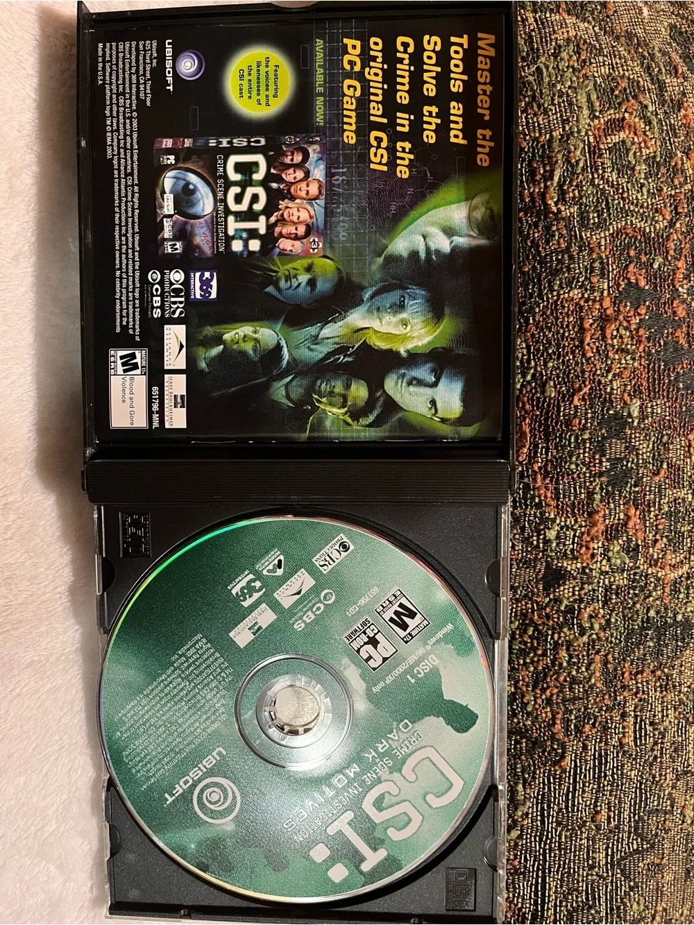 CSI: Dark Motives PC Game - Green Cover
